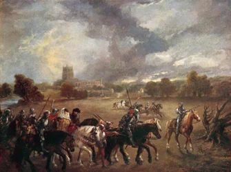 Rainha Margarida de Anjou aprisionada após a Batalha de Tewkesbury, 1471